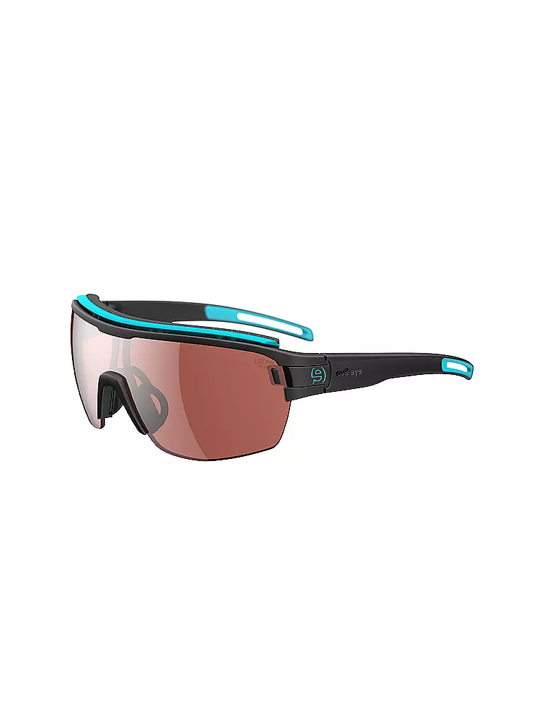 EVIL EYE | Sportbrille Vizor HR Pro Black Matt/Türkis 3 | schwarz