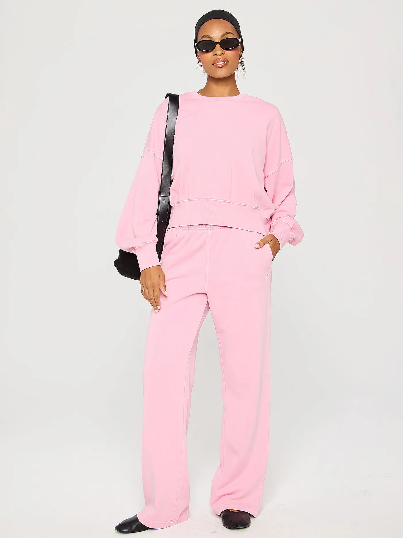 FABLETICS | Damen Fitnesssweater Year Round Terry Crew | rosa