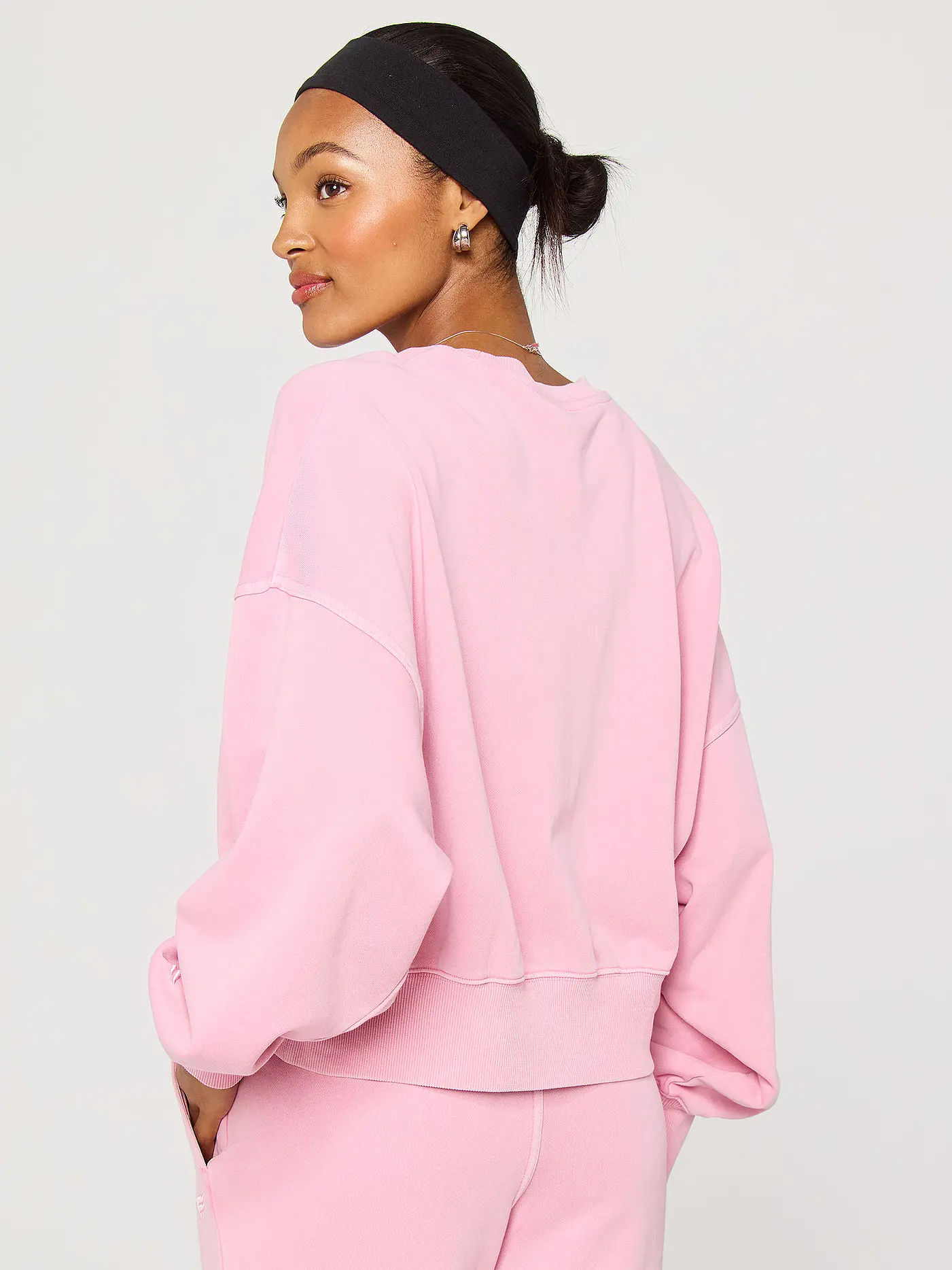 FABLETICS | Damen Fitnesssweater Year Round Terry Crew | rosa