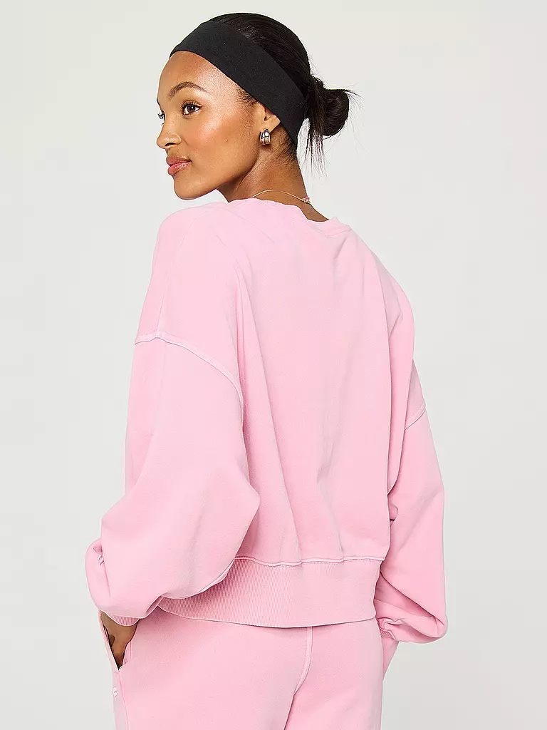 FABLETICS | Damen Fitnesssweater Year Round Terry Crew | rosa