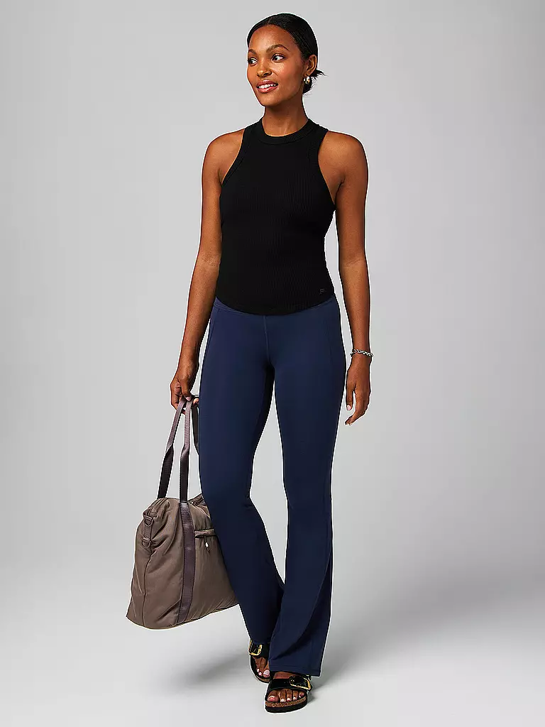 FABLETICS | Damen Fitnesstank Built-In Hight Neck | schwarz