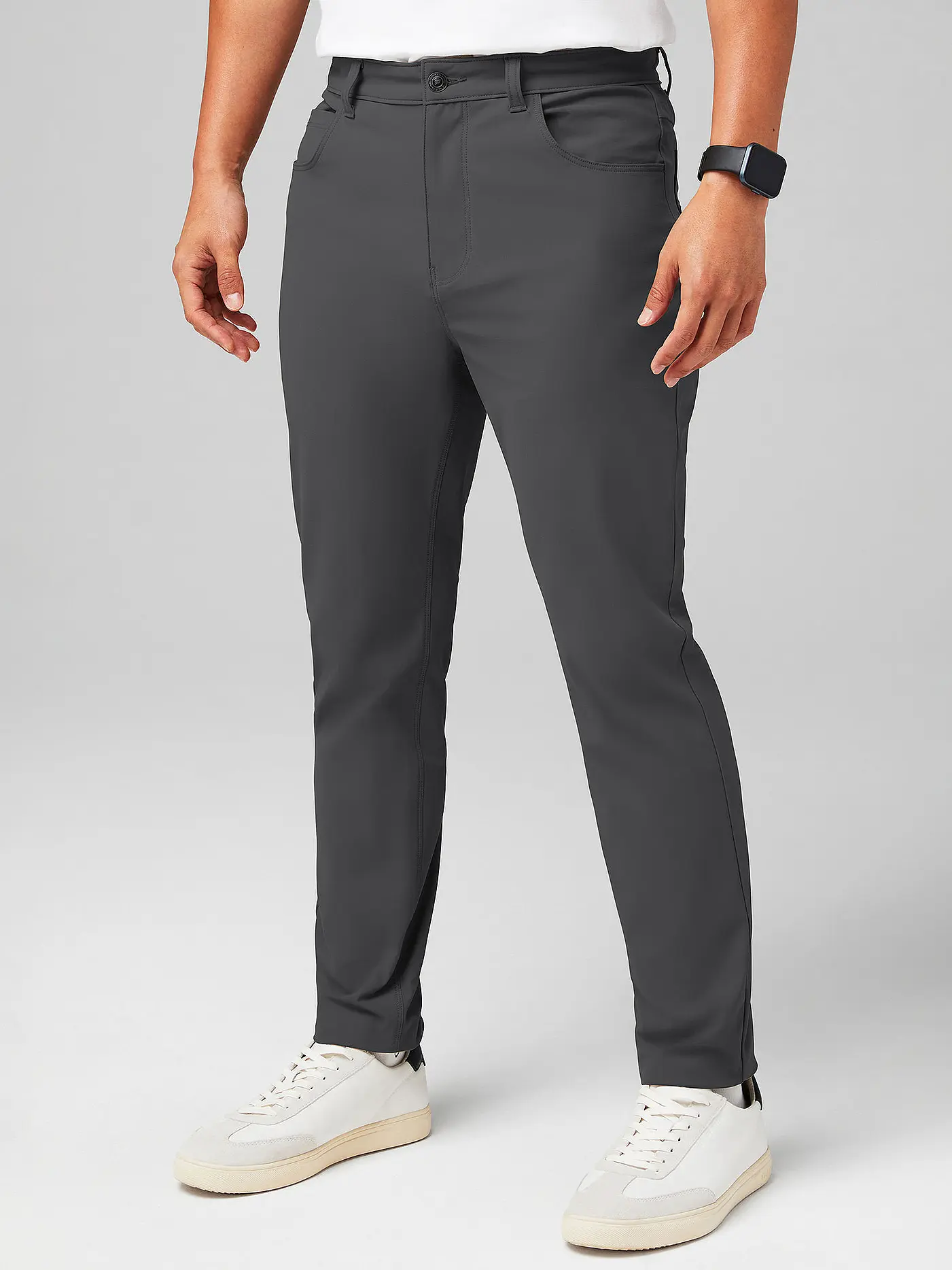 FABLETICS | Herren Hose The Don S-Pocket Slim Fit | grau
