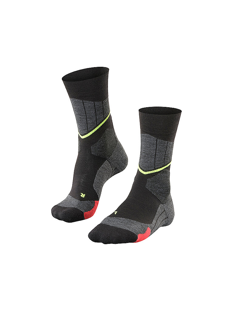 Falke Langlauf Socken 3-Lagig Klimakanal Schwarz