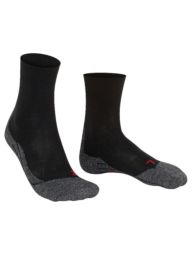 Falke Wandersocken Sensitive Merino Schwarz