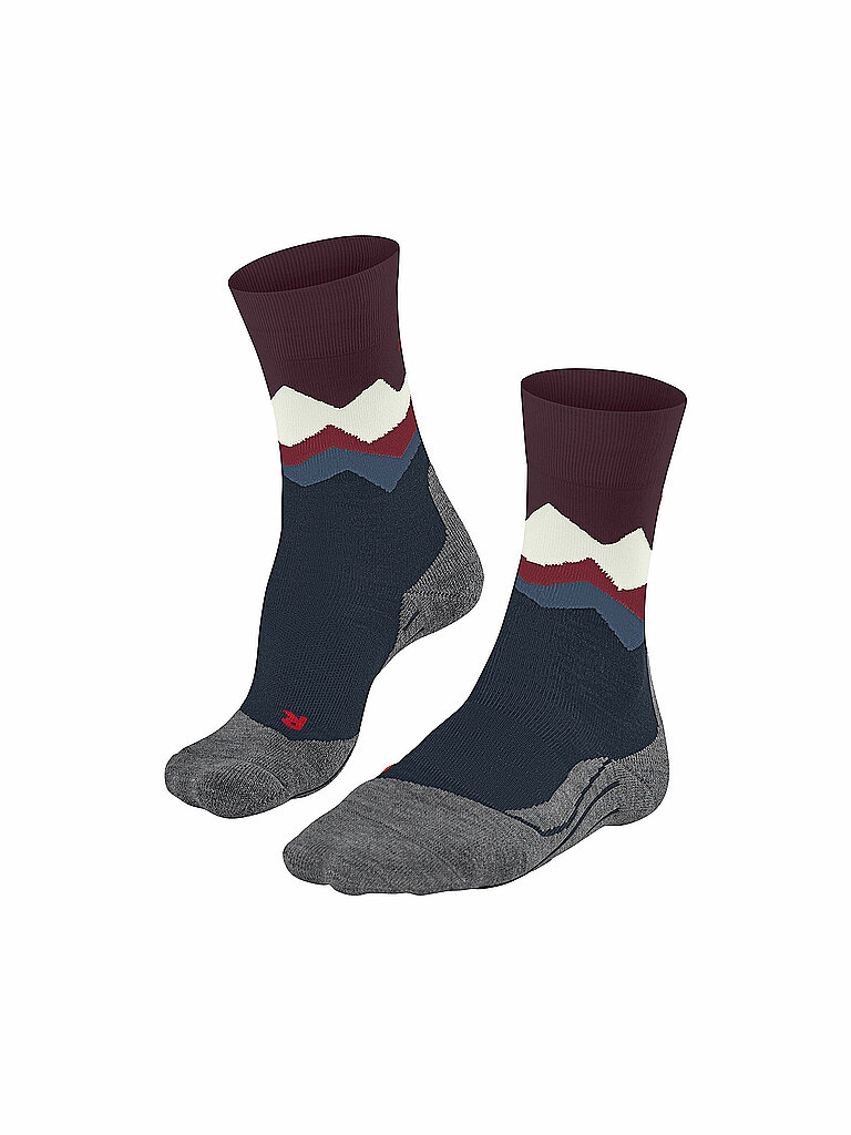 Falke Socken Crest Merino-Woll-Mix Bunt