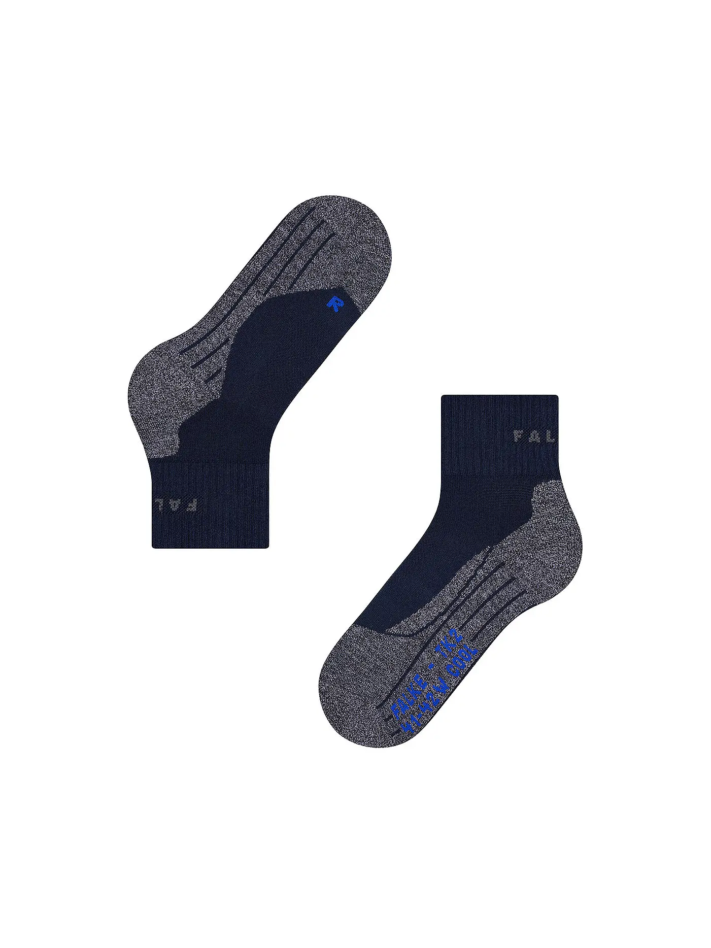 FALKE | Damen Wandersocken TK 2 Short Cool | dunkelblau