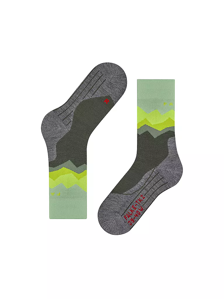 FALKE | Damen Wandersocken TK2 Crest | grün