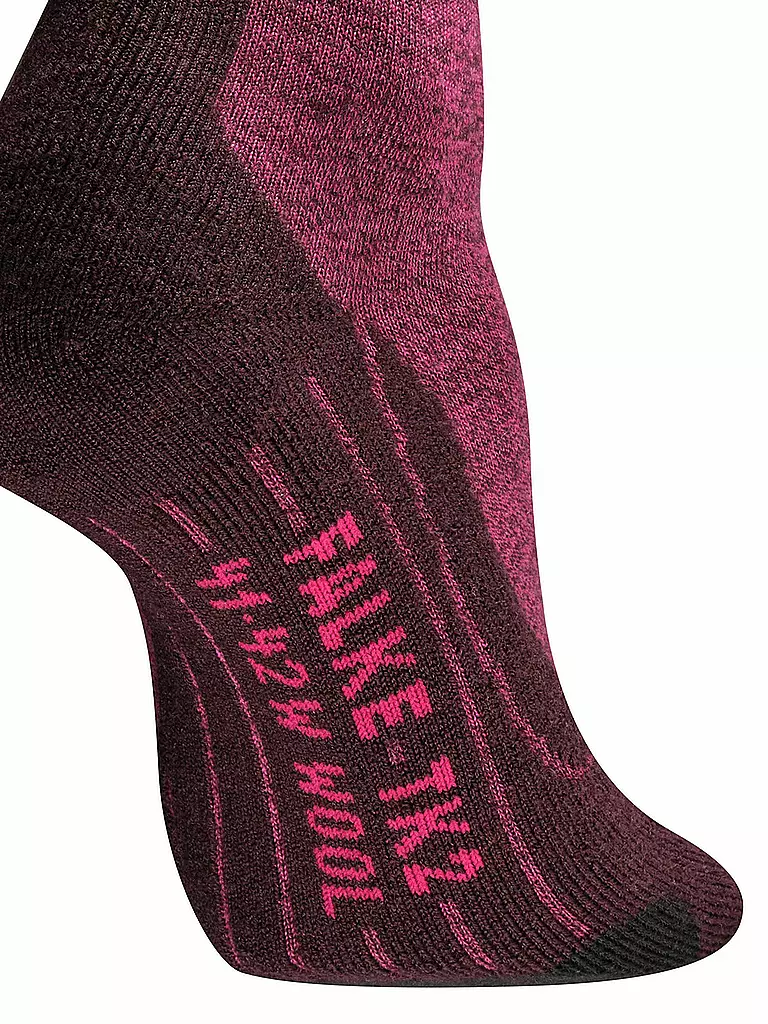 FALKE | Damen Wandersocken TK2 Wool | beere