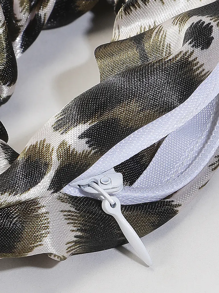FIGLIA |  Damen Haarband Scrunchie  | Olive