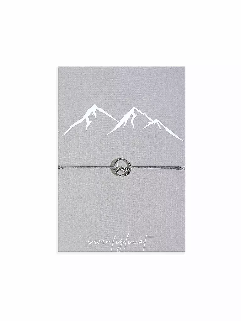 FIGLIA | Armband Berge | grau