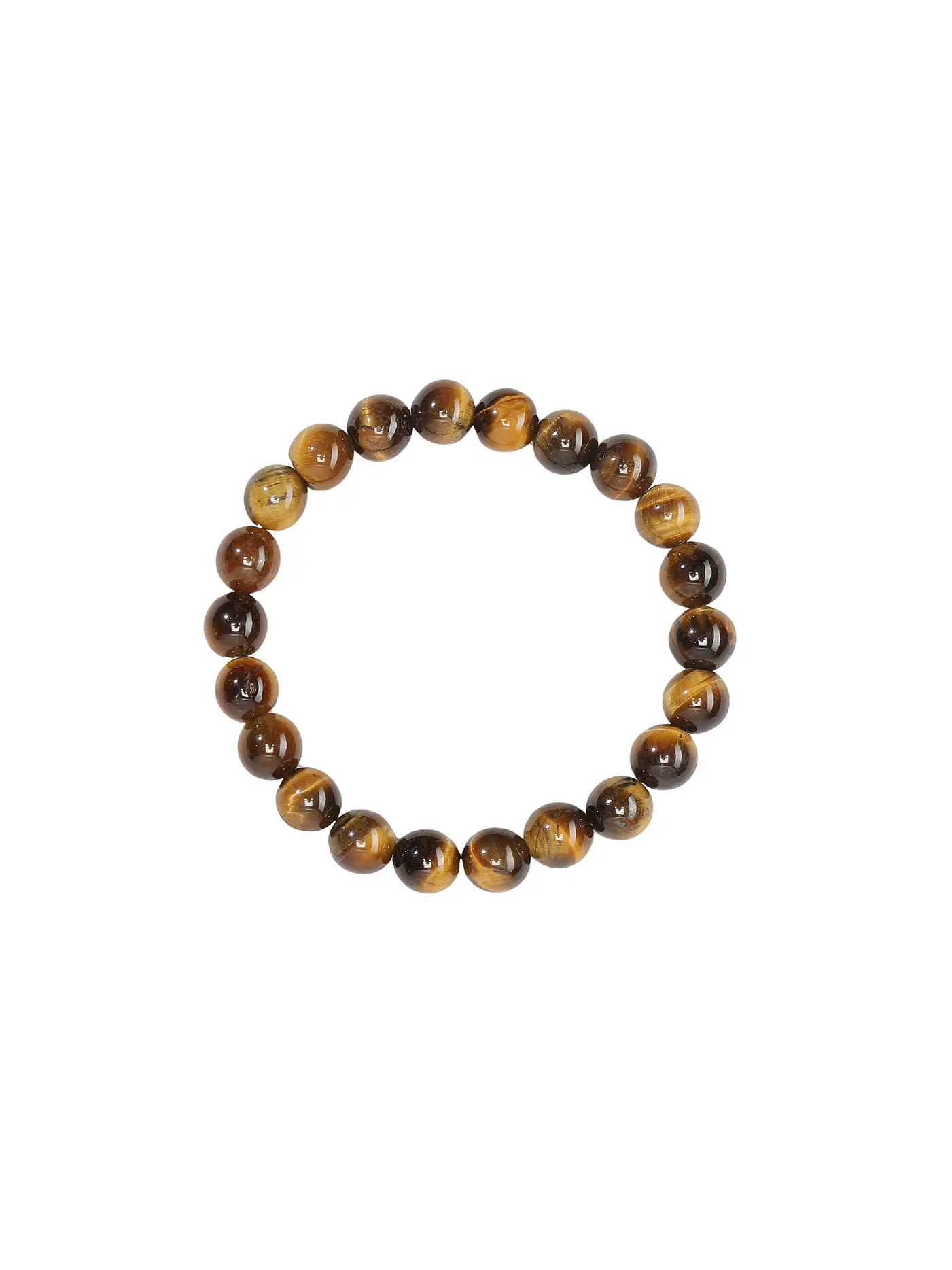 FIGLIA | Damen Armband Energia Tigereye | braun