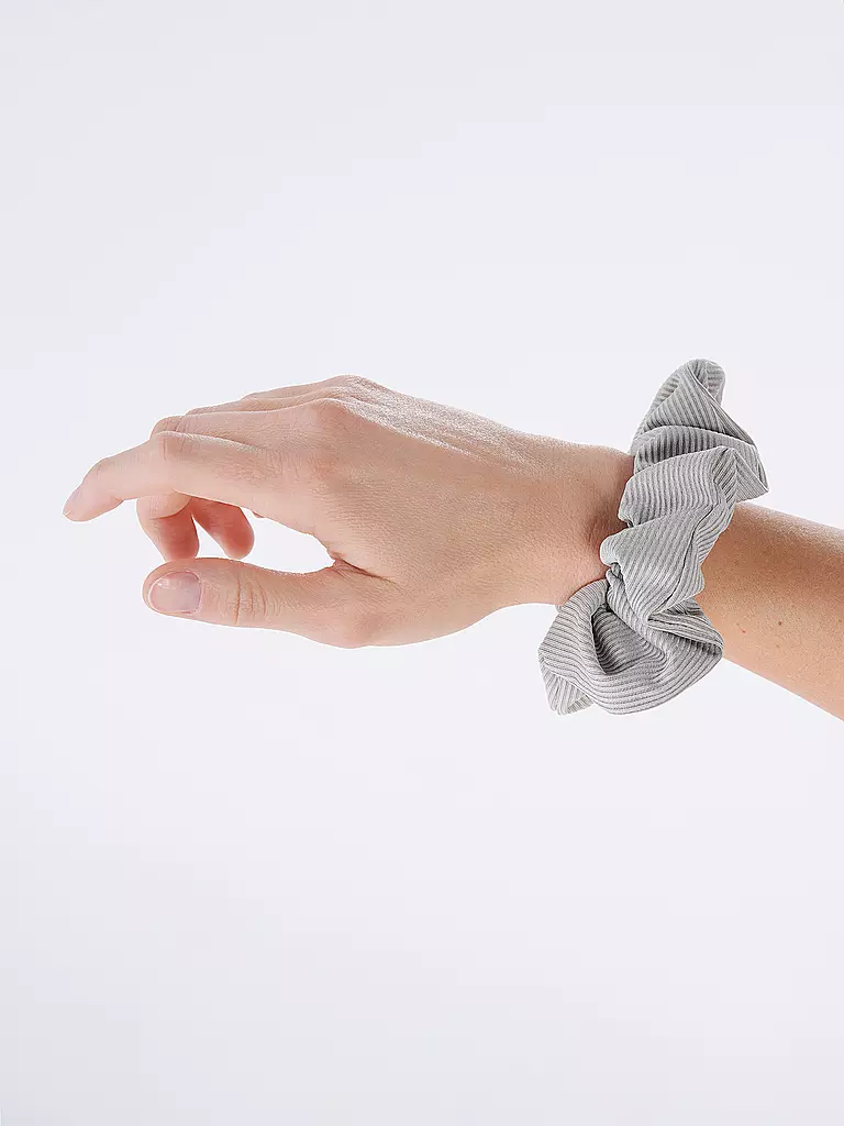 FIGLIA | Damen Haarband Scrunchie | grau