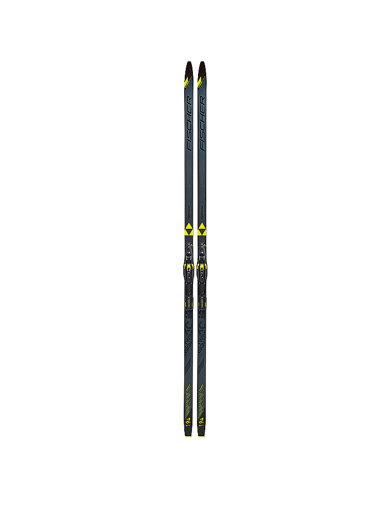 FISCHER Langlaufski Set Classic Twin Skin Superlite Stiff EF + BDG Control Step-In schwarz | 189