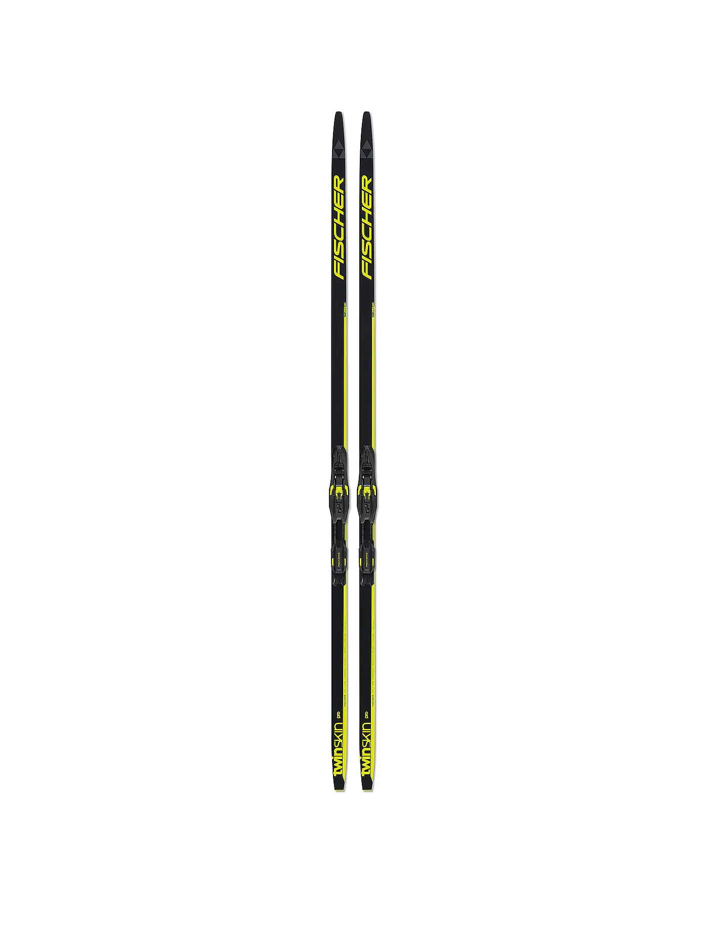 FISCHER | Langlaufski Set Twin Skin Pro IFP Stiff + BDG Control Step in | schwarz
