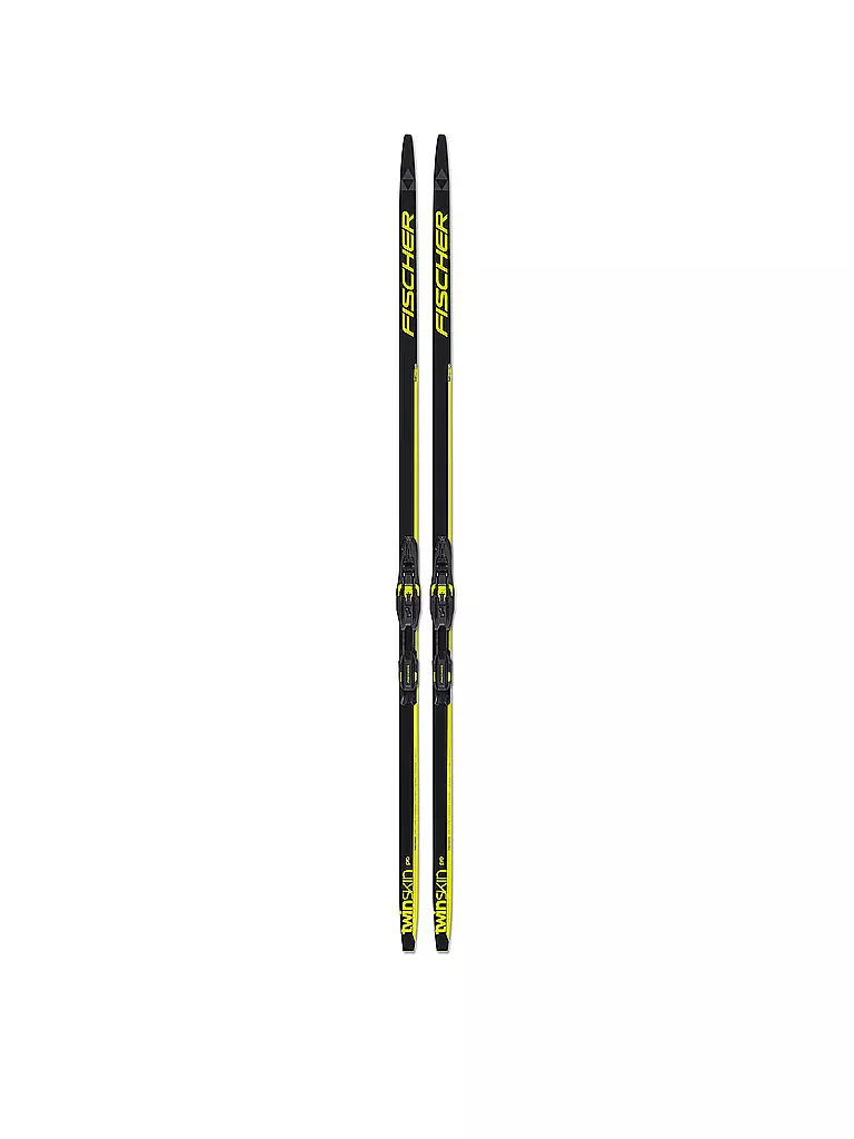 FISCHER | Langlaufski Set Twin Skin Pro IFP Stiff + BDG Control Step in | schwarz