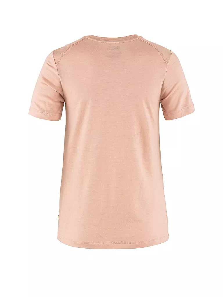 FJÄLLRÄVEN | Damen Funktionsshirt Abisko Wool Fox | rosa