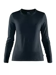 FJÄLLRÄVEN | Damen Funktionsshirt Abisko Wool | dunkelblau