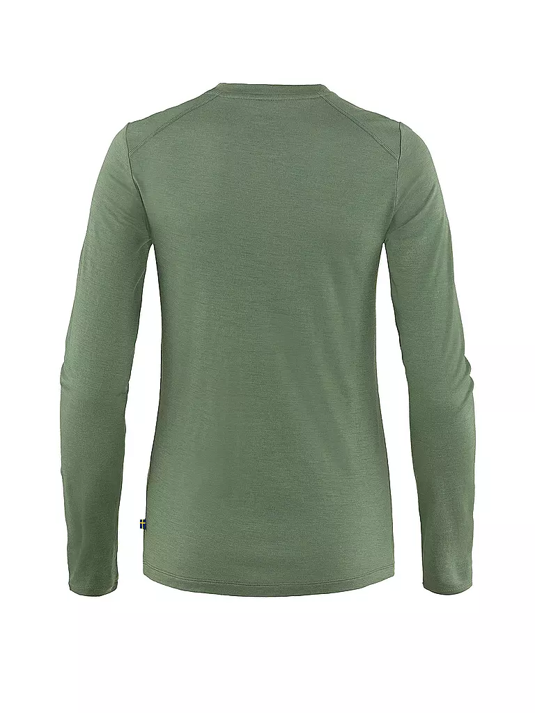 FJÄLLRÄVEN | Damen Funktionsshirt Abisko Wool | olive