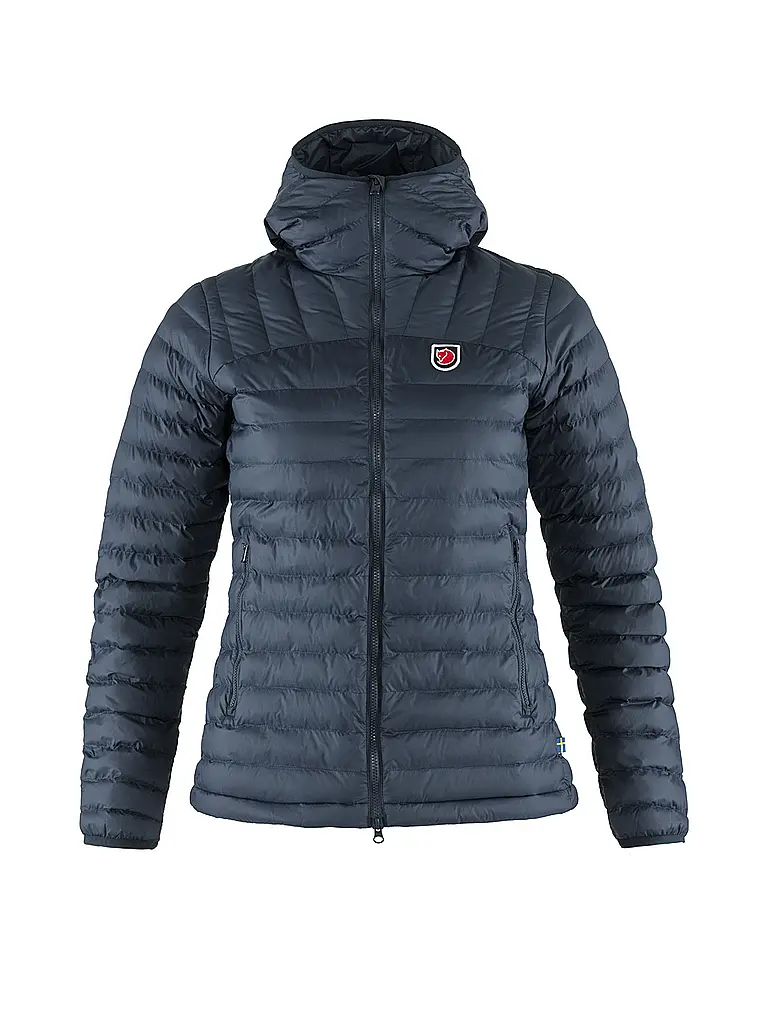 FJÄLLRÄVEN | Damen Isojacke Expedition Lätt Hoodie | dunkelblau