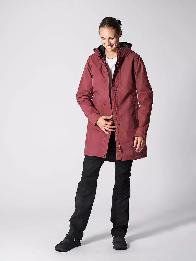 FJÄLLRÄVEN | Damen Parka Kiruna Padded | beere