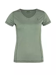 FJÄLLRÄVEN | Damen T-Shirt Abisko Cool W | hellgrün