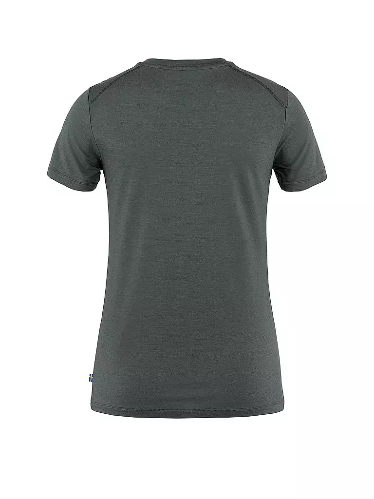 FJÄLLRÄVEN | Damen T-Shirt Abisko Wool SS W | grau