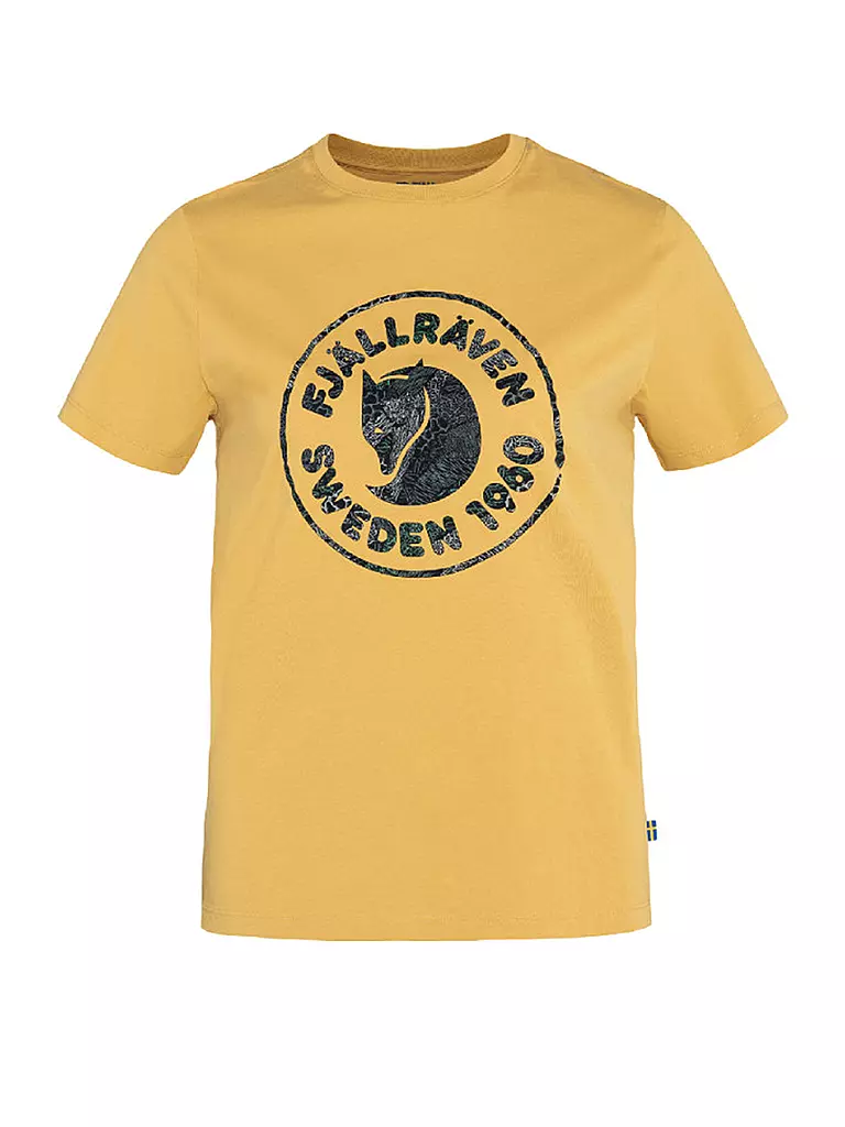 FJÄLLRÄVEN | Damen T-Shirt Kånken Art Logo | senf