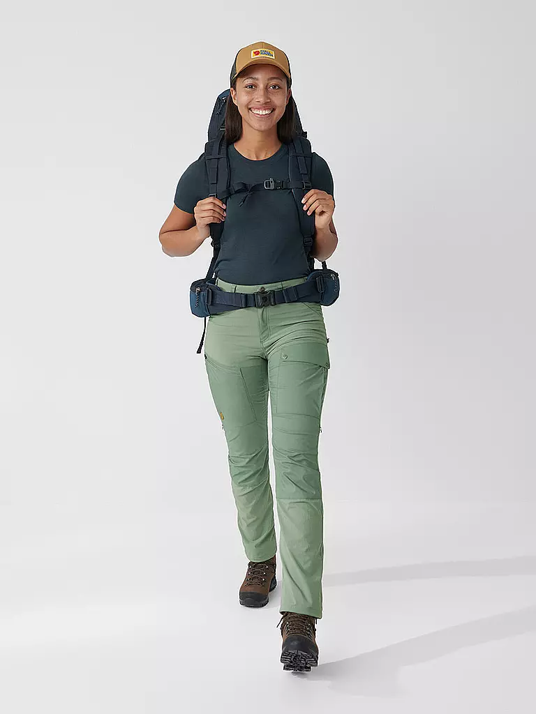 FJÄLLRÄVEN | Damen Wanderhose Abisko Midsummer | olive