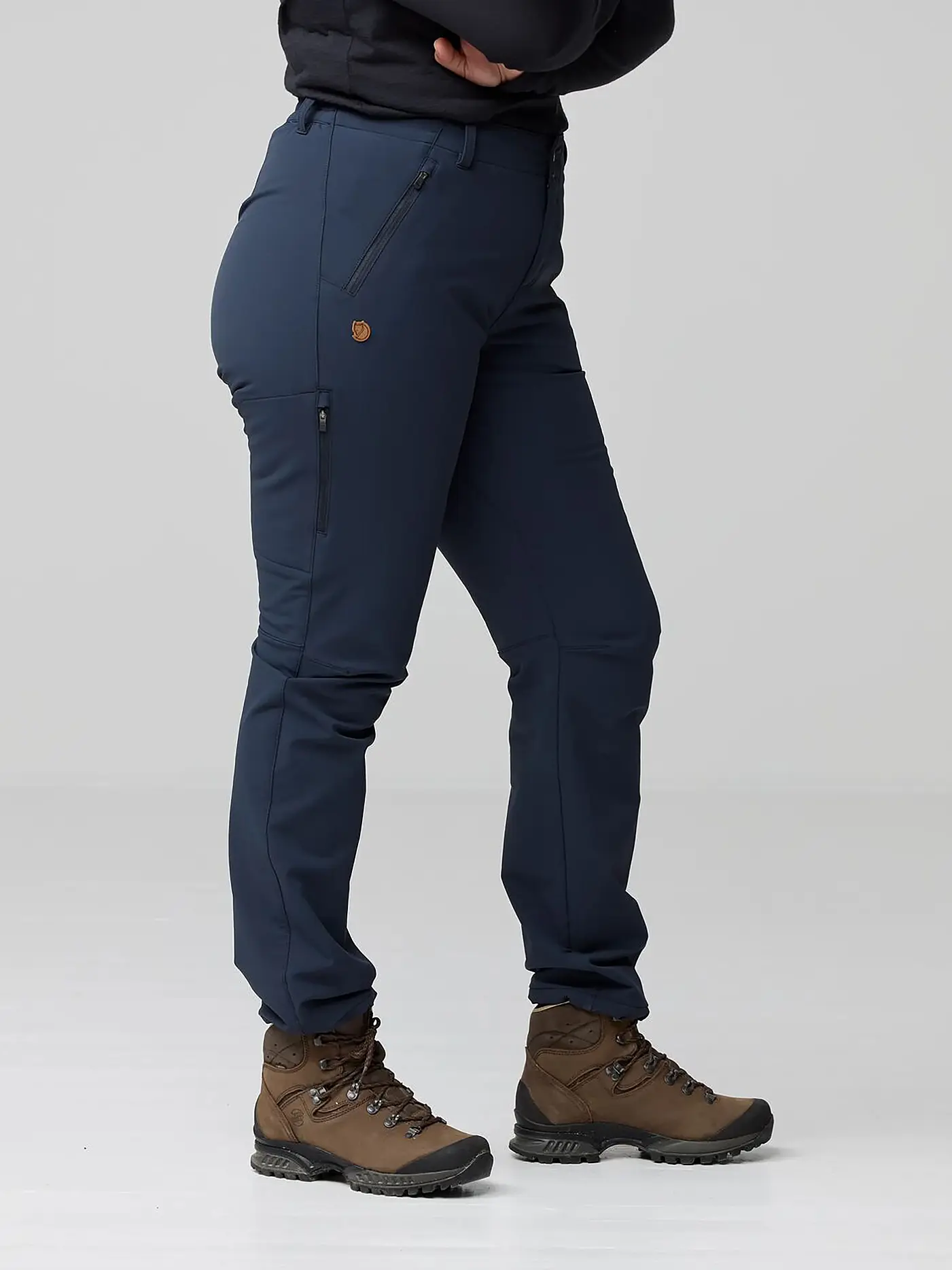 FJÄLLRÄVEN | Damen Wanderhose Abisko Winter Regular | dunkelblau