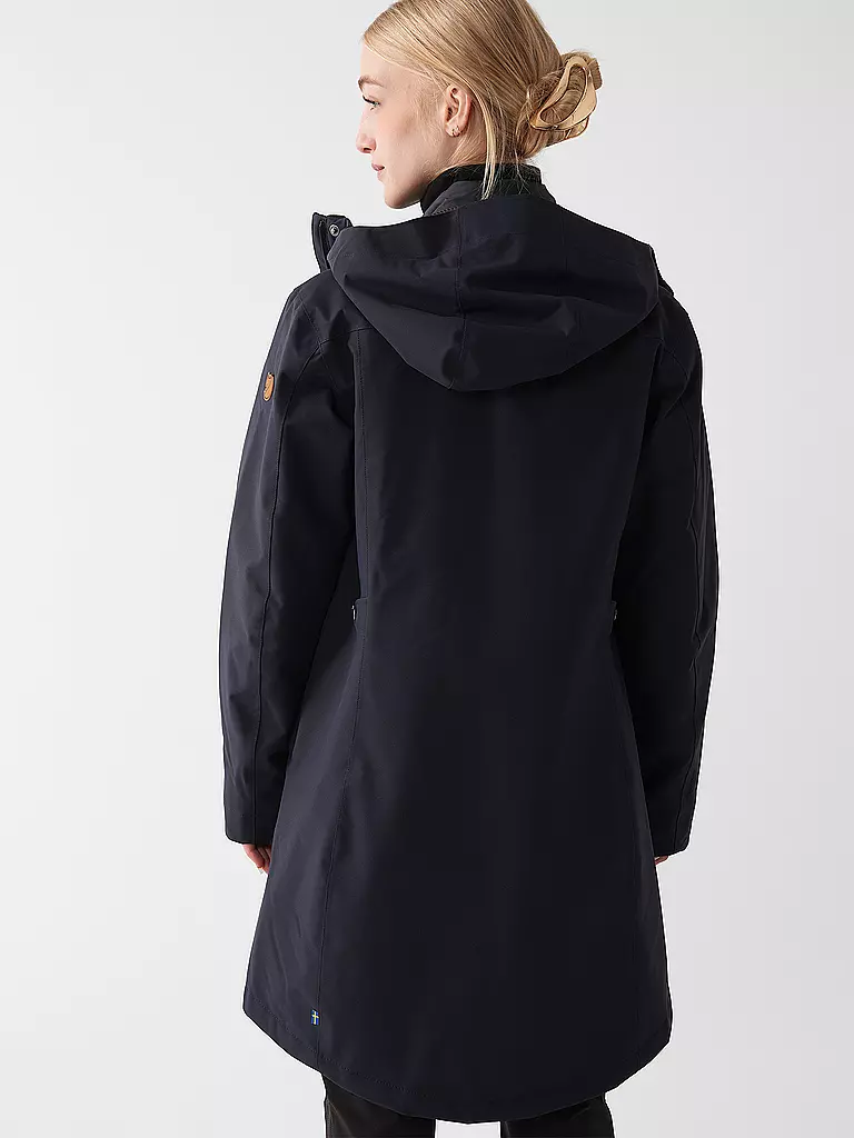 FJÄLLRÄVEN | Damen Winterparka Visby 3in1 Hoodie | dunkelblau