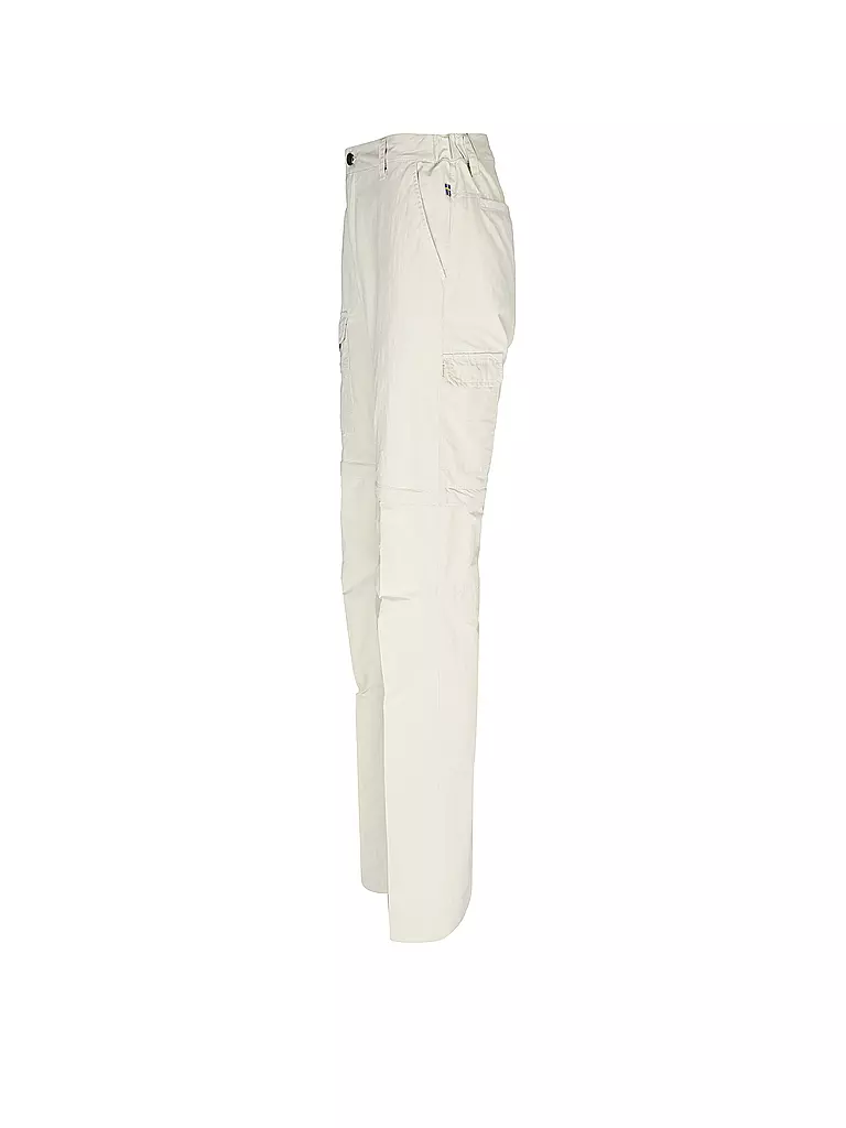 FJÄLLRÄVEN | Damen ZipOff Wanderhose Travellers MT | beige