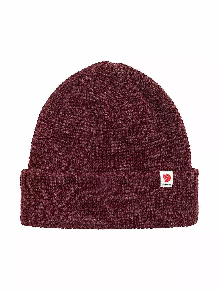 FJÄLLRÄVEN | Herren Beanie Tab Hat | dunkelrot