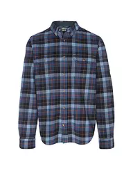 FJÄLLRÄVEN | Herren Flanellhemd Singi Heavy | dunkelblau