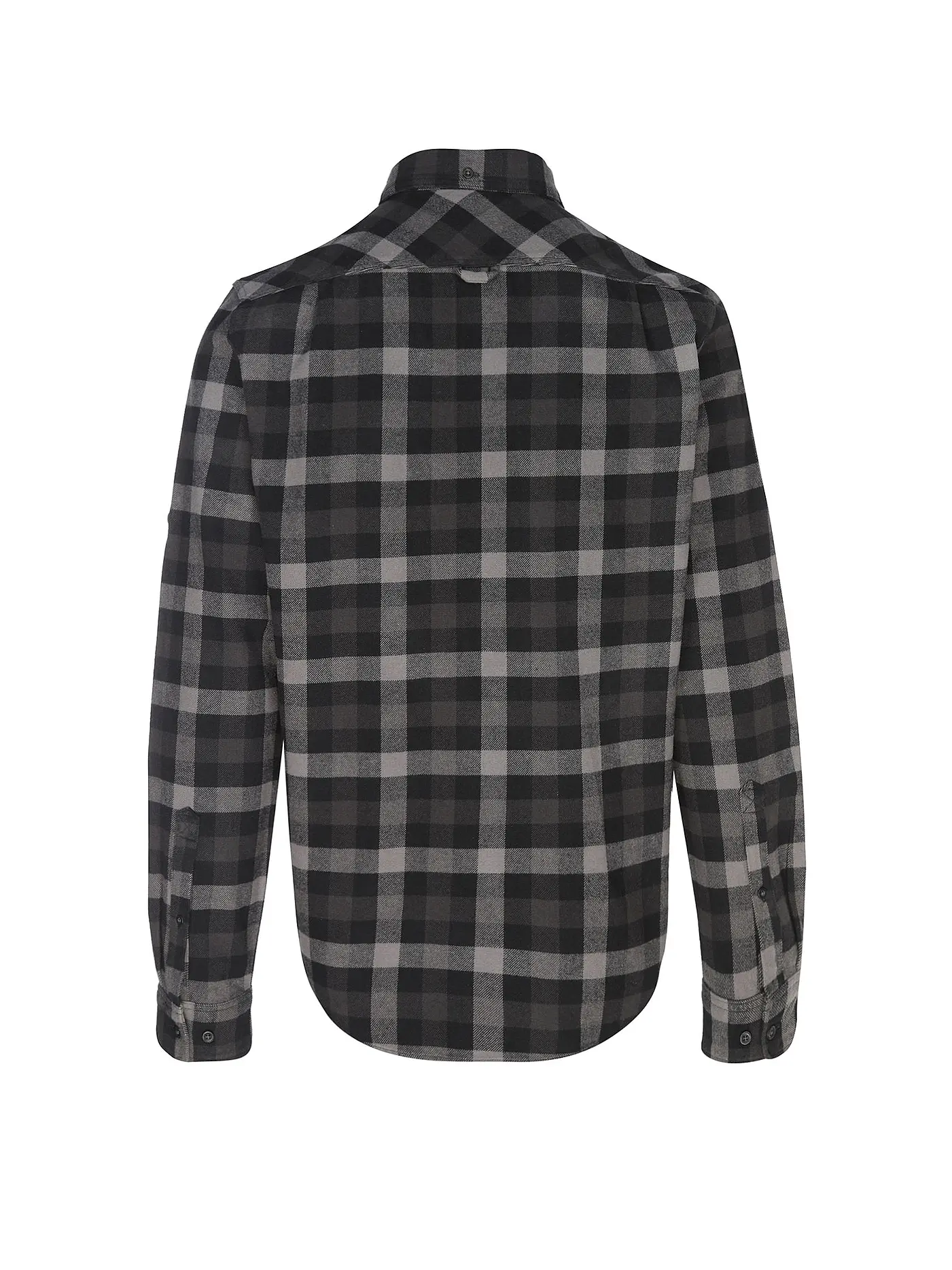 FJÄLLRÄVEN | Herren Flanellhemd Skog | schwarz
