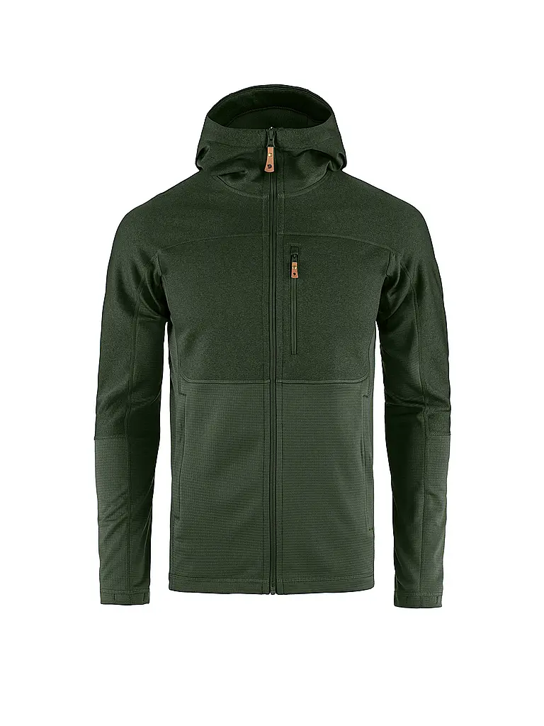 FJÄLLRÄVEN | Herren Fleecejacke Abisko Trail | dunkelgrün