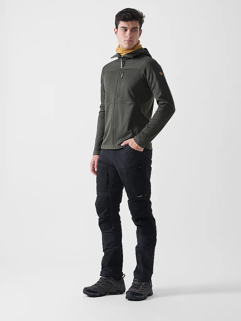 FJÄLLRÄVEN | Herren Fleecejacke Abisko Trail | dunkelgrün