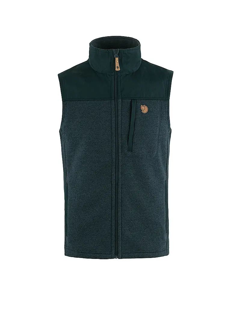 FJÄLLRÄVEN | Herren Fleeceweste Buck Fleece | dunkelblau