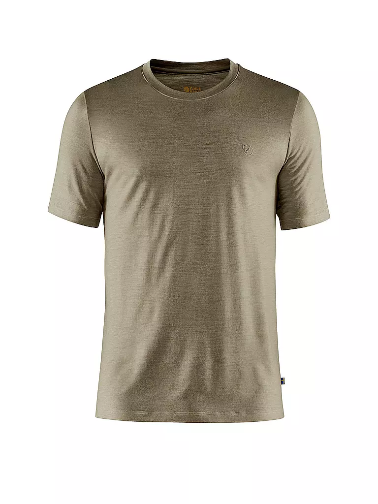 FJÄLLRÄVEN | Herren Funktionsshirt Abisko Wool | olive