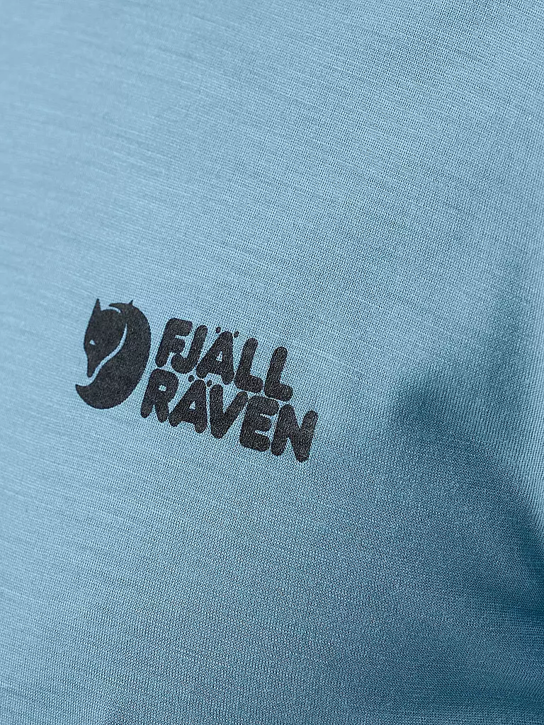 FJÄLLRÄVEN | Herren Funktionsshirt Abisko Wool | hellblau