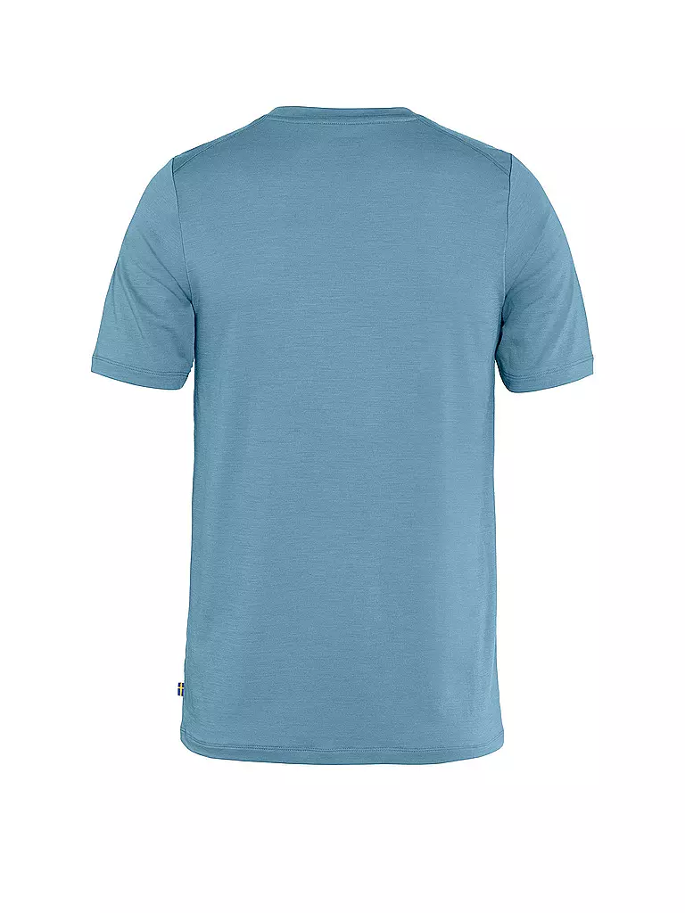 FJÄLLRÄVEN | Herren Funktionsshirt Abisko Wool | hellblau