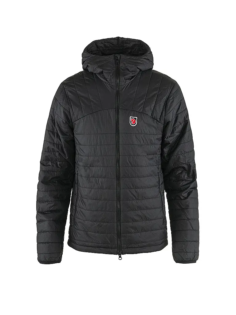 FJÄLLRÄVEN | Herren Isojacke Expedition X-Lätt Hoodie | schwarz