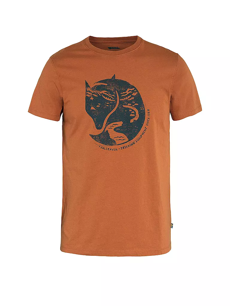 FJÄLLRÄVEN | Herren T-Shirt Arctic Fox | kupfer