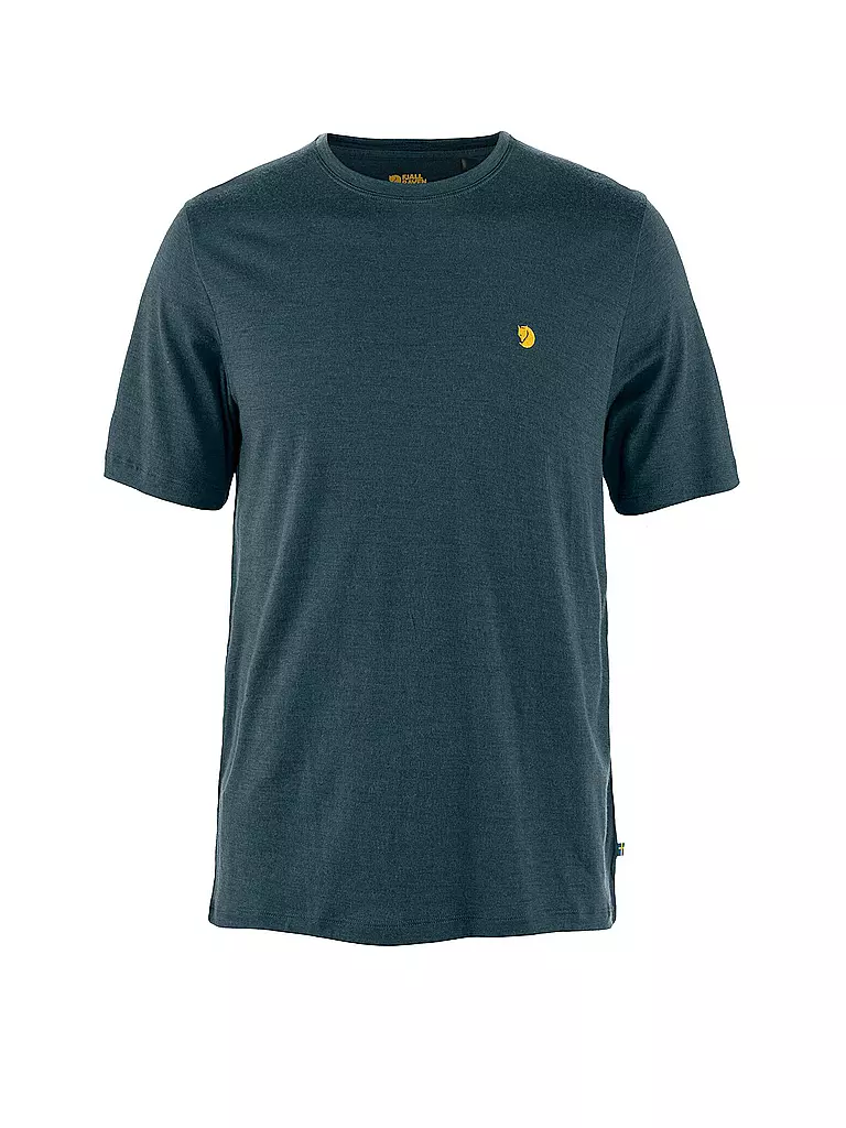 FJÄLLRÄVEN | Herren T-Shirt Bergtagen Merino 190 | dunkelblau