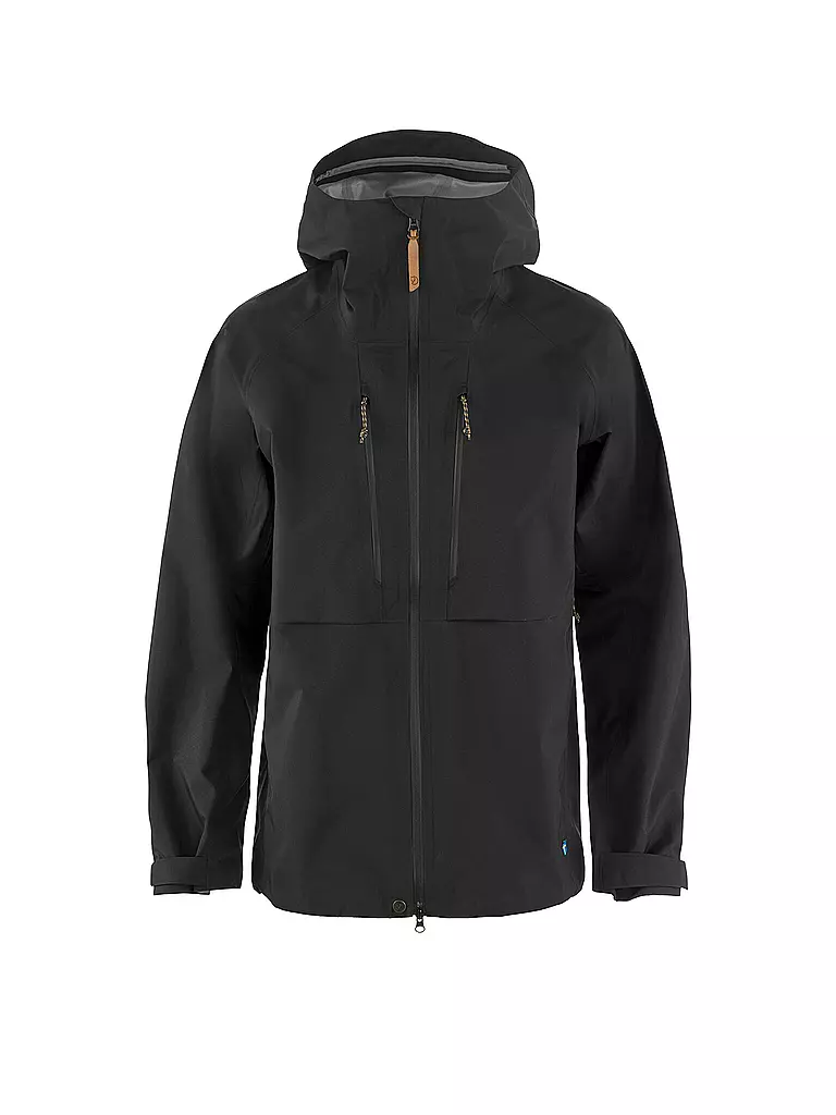 FJÄLLRÄVEN | Herren Wanderjacke Keb 3L GTX Hoodie | schwarz
