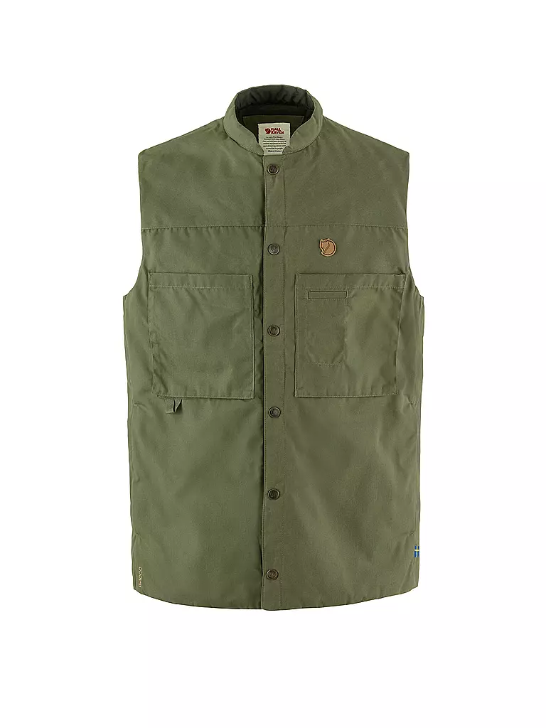 FJÄLLRÄVEN | Herren Weste Singi Padded G1000 | olive