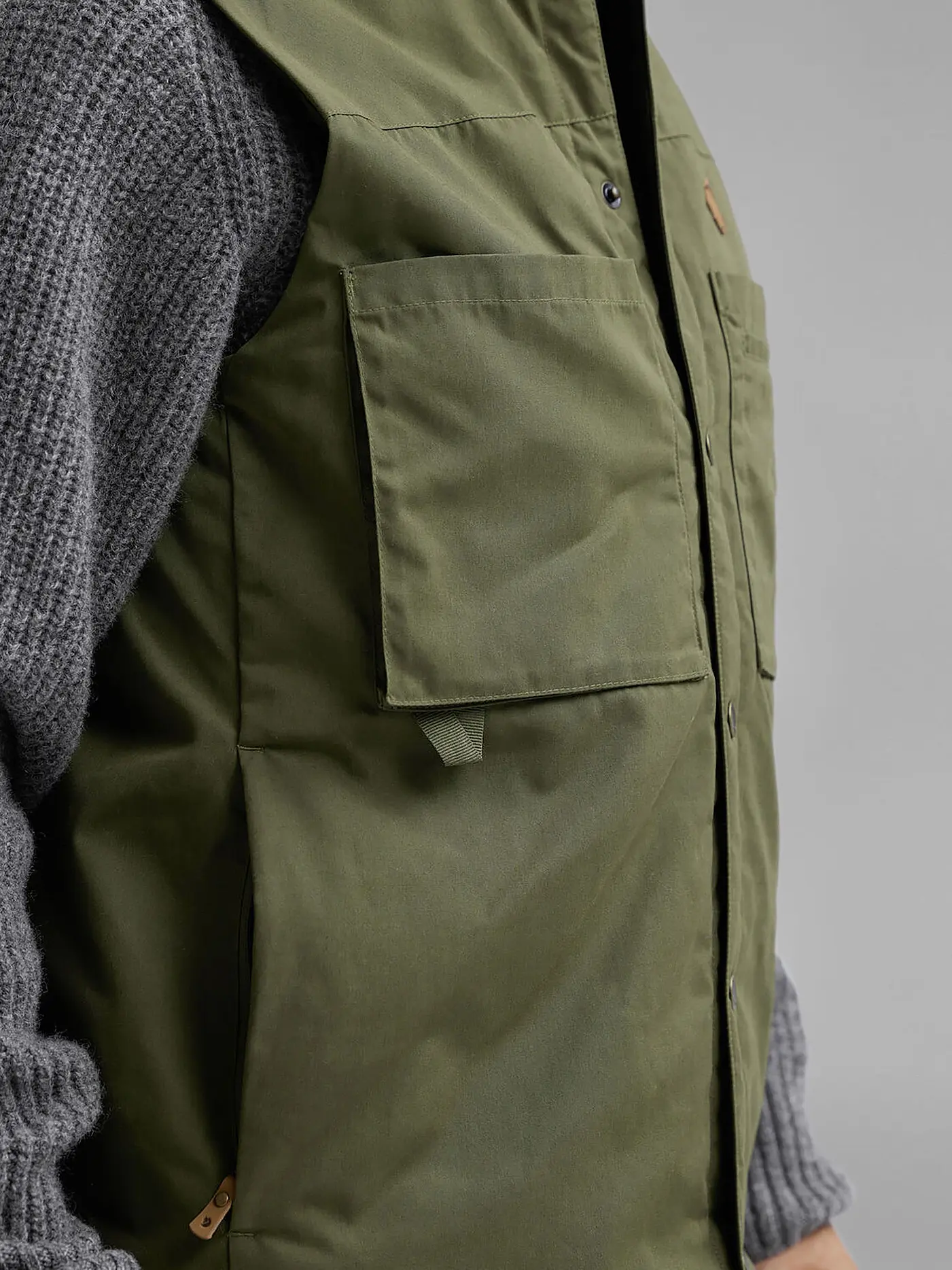 FJÄLLRÄVEN | Herren Weste Singi Padded G1000 | olive