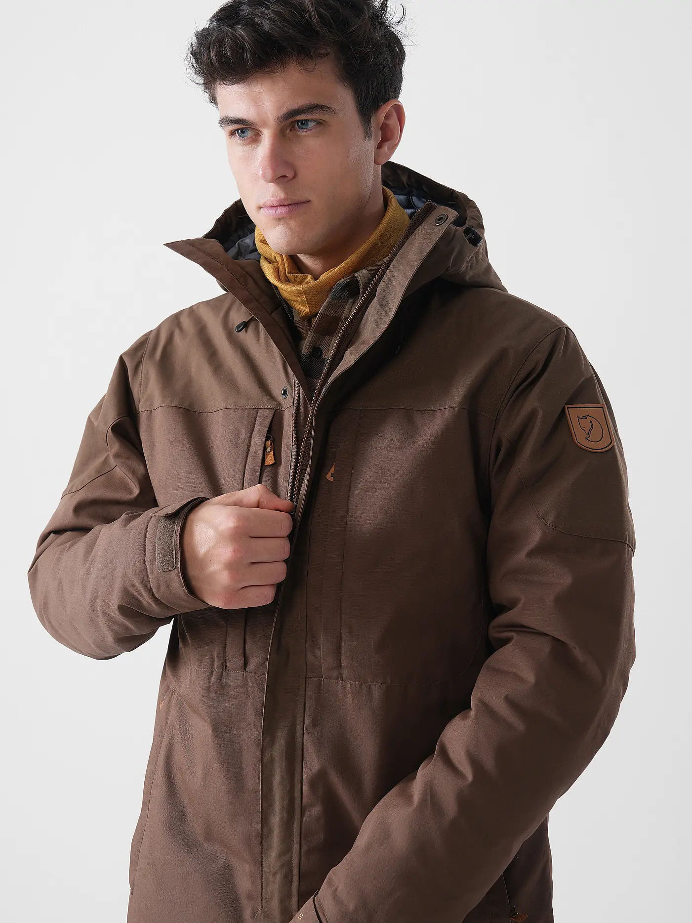 FJÄLLRÄVEN | Herren Winterjacke Skogsö Padded | braun