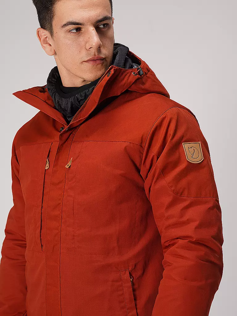 FJÄLLRÄVEN | Herren Winterjacke Skogsö Padded | kupfer