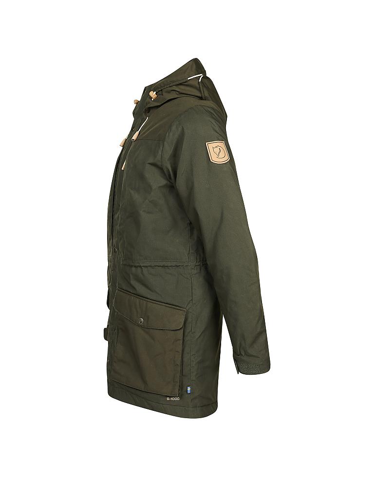 FJÄLLRÄVEN | Herren Winterparka Singi Wool Padded | grün