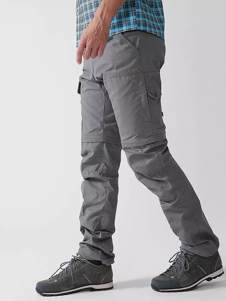 FJÄLLRÄVEN | Herren ZipOff-Outdoorhose Karl Pro | grau